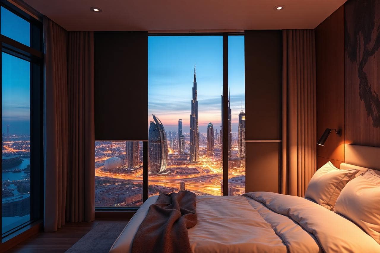 Motorized Curtains supply and installation in Dubai & UAE by Azeemah Floors